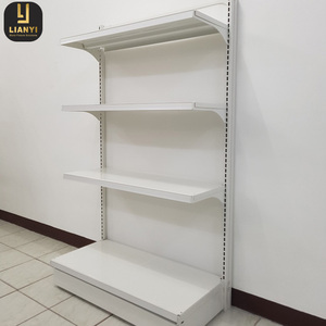<b>Metal</b> <b>Shelves</b> for the Store Outdoor L-Shaped Steel <b>Shelf</b> with Weather-Resistant Panels - Product Image 2