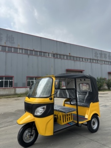 Tuk Tuk Électrique Auto-Rickshaw à 3 Roues, Tricycle Passager, Moteur 1000W, 4 Places avec Cabine, pour la Ville - Product Image 5