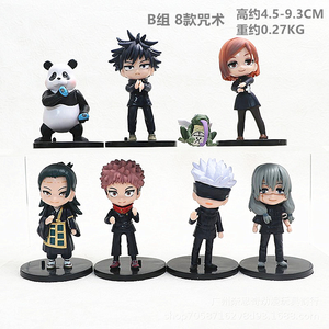 8 pièces dans un ensemble, figurines en résine d'anime Jujutsu Yuji Itadori Megumi Fushiguro <span class=keywords><strong>Nobara</strong></span> Kugisaki dans une boîte mystère en cadeau - Product Image 2