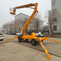 伸缩式高空起重起重机工作平台自走式液压曲柄臂线搬运动臂升降机
