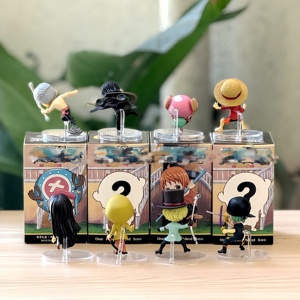 Figurine <span class=keywords><strong>Anime</strong></span> PVC Boîte Mystère 8 Pièces Mini Poses Dynamiques de Combat Luffy Zoro Japon Distributeur Automatique Magasin de Détail Vente en Gros Cadeau Étudiant - Product Image 3