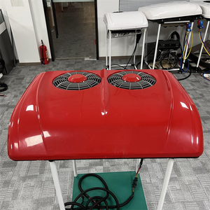 แอร์ติดหลังคาออลอินวัน 12V/24V AC สำหรับรถบรรทุก รถบ้าน รถมอเตอร์โฮม RV พัดลมคู่ 7000-1000 BTU - Product Image 4