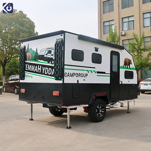 Tente de toit rigide pliable légère CAMPTR pour caravane, installation rapide, avec <span class=keywords><strong>annexe</strong></span> pour <span class=keywords><strong>camping</strong></span> familial - Product Image 6
