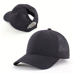 Womens UPF 50+ Baseball Cap Waterproof Quick Dry Adjustable Ponytail Hat for <b>Running</b> Hiking Golf Sport Promotion Gift - Product Image 2