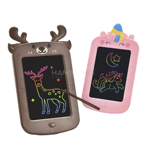 Hw 8,5-Zoll-LCD-Tier-Farb-Mehrthemen-Bildschirm Zeichentafel Schreibbrett für Kinder zum Lernen Malen und Graffiti-Spielzeug - Product Image 1