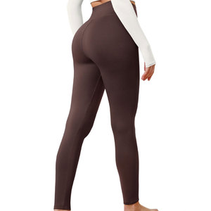 Leggings de sport 100 % coton pour femmes, pantalons de yoga, leggings de yoga durables pour femmes, haute qualité, prix de gros, vêtements d'entraînement - Product Image 5