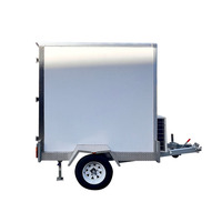 Camionnette de vente ambulante chinoise pour la restauration rapide, fourgonnette isotherme pour la chaîne du froid, remorque frigorifique