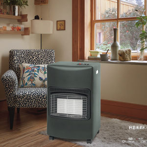 <span class=keywords><strong>Chauffage</strong></span> d'intérieur <span class=keywords><strong>mobile</strong></span> au <span class=keywords><strong>gaz</strong></span> GPL à infrarouge CE 4,2kW avec trois plaques en céramique Installation autoportante Fonction d'éclairage - Product Image 4