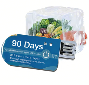 Registrador de Datos de Temperatura USB Desechable con Capacidad para 30000 Grabaciones, Grabadora de Temperatura para Cadena de Frío - Product Image 1