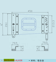 052 Système De Volado Colgado Kit de matériel volant 8 pouces Line Array Gréement