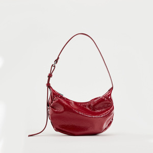 Borsa a tracolla in pelle sintetica di nuovo stile alla moda da <span class=keywords><strong>donna</strong></span> <span class=keywords><strong>Minimal</strong></span> Design coreano borsa alla moda accessorio femminile con borse Hobo increspate - Product Image 3