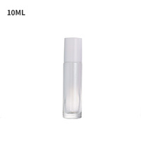 Flacon à bille dégradé de couleur 10 ml, flacon cosmétique pour huile essentielle, flacon doseur en verre, flacon à parfum à bille, flacon à bille en verre