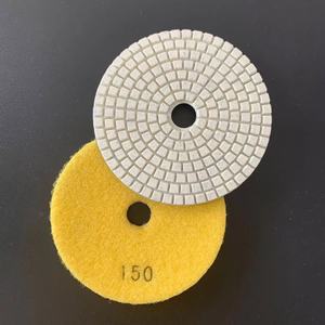 Açı öğütücü için 100mm ıslak kullanılan esnek elmas parlatma pedleri - Product Image 2