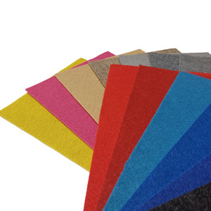 Thảm Sàn Màu Đỏ Không Dệt Có Lỗ Kim Mẫu Trơn Nhà Máy Trung Quốc Dùng Cho Triển Lãm - Product Image 3