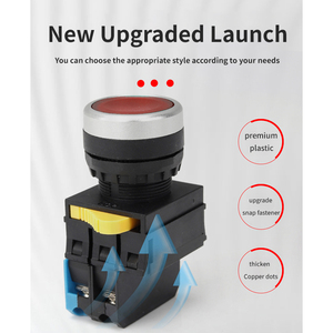 Bouton d'arrêt d'urgence SHSNAO SAY7N1-01ZS de haute qualité à bas prix, 40 mm, à simple contact normal - Product Image 3