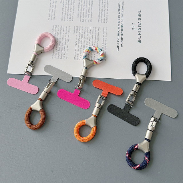 Multicolor Braided Loop Decorative Wrist Strap Premium Metal Clasp Keyring for DSLR Camera Handbag Charm Fashion Phone Charm