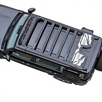 Porte-bagages de toit universel Nuoyisen en alliage d'aluminium robuste avec déflecteur de vent pour Jeep SUV 4x4, capacité supérieure à 100 kg