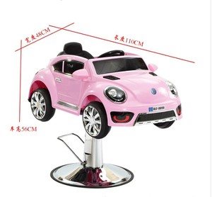 Sillón de Barbería para Niños, Diseño de Auto, Cuero Sintético, Estructura Metálica, para Salón Comercial, Popular en Internet - Product Image 5