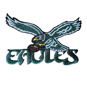 Groothandel op maat gemaakte nieuwe American Football team Philadelphia Eagles patch logo strijk-op borduurwerk ideaal - Product Image 4