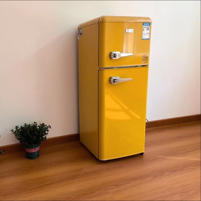 C 118L American Retro Small and Medium-sized Refrigerator, Freezer, Home Dormitory, Office, Large Capacity, Special Offer