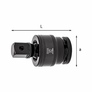 Clé à douille de sécurité Usag 241 3/4 Mn, longueur 89 mm, diamètre 44 mm, norme ISO 1174-2 - Product Image 1
