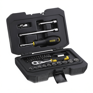 Jeu de clés à douilles Stanley 38 pièces, embout de 1/4 pouce, kit d'outils pour mécaniciens - Product Image 2