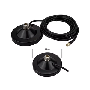 Base magnétique SD90 super résistante de haute qualité, petit diamètre N-Female 90 mm (9 cm) avec câble RG58 de 4,5 m pour antenne de voiture mobile - Product Image 1
