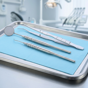 Kit d'examen dentaire, kit d'hygiène de base, pince, miroir, sonde, kit de nettoyage dentaire, ensemble de 3 pièces, instruments chirurgicaux dentaires - Product Image 4