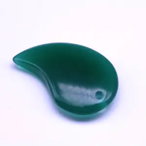 Personalizar forma vidrio sintético jade piedra de color