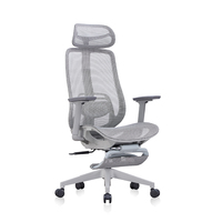 SY-P8 Nouvelle chaise de bureau en maille avec dossier large et confortable et repose-pieds pour la salle du directeur et du patron