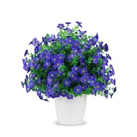 Bunga Artifisial dengan Dekorasi Batang Hydrangea Calla Jasmine Ranunculus untuk Pernikahan Bunga Artifisial