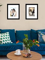 Cadre Photo en Bois MDF Noir de Haute Qualité, Formats A4, A3, 5x7, 8x10, 11x14, 12x18, Cadre Mural à Suspendre Personnalisable pour Affiche et Peinture