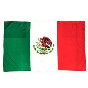 Banderas de México Personalizadas al por Mayor para Deportes Nacionales al Aire Libre, Impresas en Poliéster 68D - Product Image 5