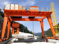 Grue à portique pour puits vertical minier