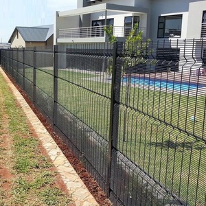 Portail de clôture de sécurité anti-escalade en acier galvanisé traité thermiquement de 6 pieds, à vision claire, pour zones à haut risque (prisons), fourni directement par l'usine - Product Image 4