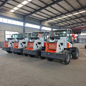 920 Mini <span class=keywords><strong>Wheel</strong></span> <span class=keywords><strong>Loader</strong></span> dengan Kapasitas 1 Ton Mesin Diesel Penggerak 4 Roda Bersertifikasi EURO V CE Aksesoris Front <span class=keywords><strong>Loader</strong></span> dan Backhoe - Product Image 3