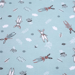 Tissu en <span class=keywords><strong>coton</strong></span> imprimé pour enfants, motif dessin animé, 100% <span class=keywords><strong>coton</strong></span>, tissu en maille lavable - Product Image 6
