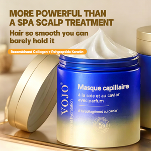 VOJO <span class=keywords><strong>Maschera</strong></span> Professionale per <span class=keywords><strong>Capelli</strong></span> al Caviale 500ml, Riparazione Proteica per <span class=keywords><strong>Capelli</strong></span> Danneggiati e Colorati, Effetto Liscio e Setoso per Marchi di Bellezza - Product Image 5
