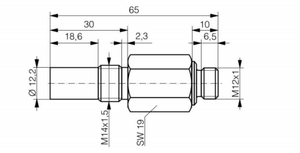 BXUAN IP67 blindé 56mm NPN PNP capteur de proximité inductif haute pression sans <span class=keywords><strong>Contrinex</strong></span> pour M18 pour usage industriel - Product Image 4