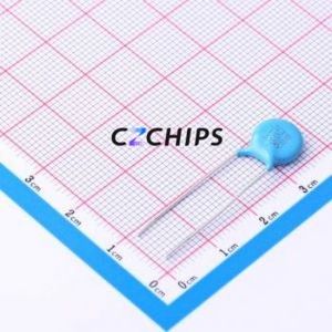 Condensateur céramique à disque traversant (THT) C10B1E102KN0B0S0N0, pas de 7,5 mm, 1 nF, 10 %, 3,15 kV, 7,5 mm - Product Image 1
