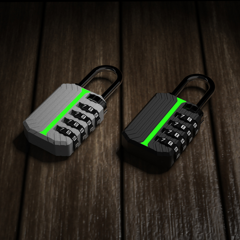 Big 4 Digit Combination Lock Square