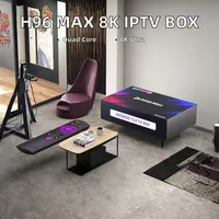 Pemutar Media Streaming 8K Kotak Set-top Box Android 12 yang Lebih Cerdas Pengiriman Gratis