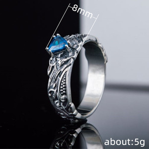 Elegante Anello di Fidanzamento Vintage con Accento Scintillante, Gioiello Minimalista alla Moda per Donne - Product Image 3