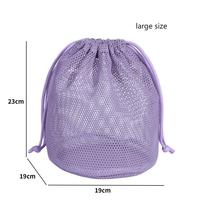 Sacs à linge multifonctionnels en maille à cordon de serrage, portables, durables, écologiques, personnalisés, pour petits pulls, de qualité supérieure