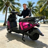 Skuter Listrik Dewasa Gaya Urban 80km/jam 1500W  3000w Motor Dengan Suspensi Nyaman