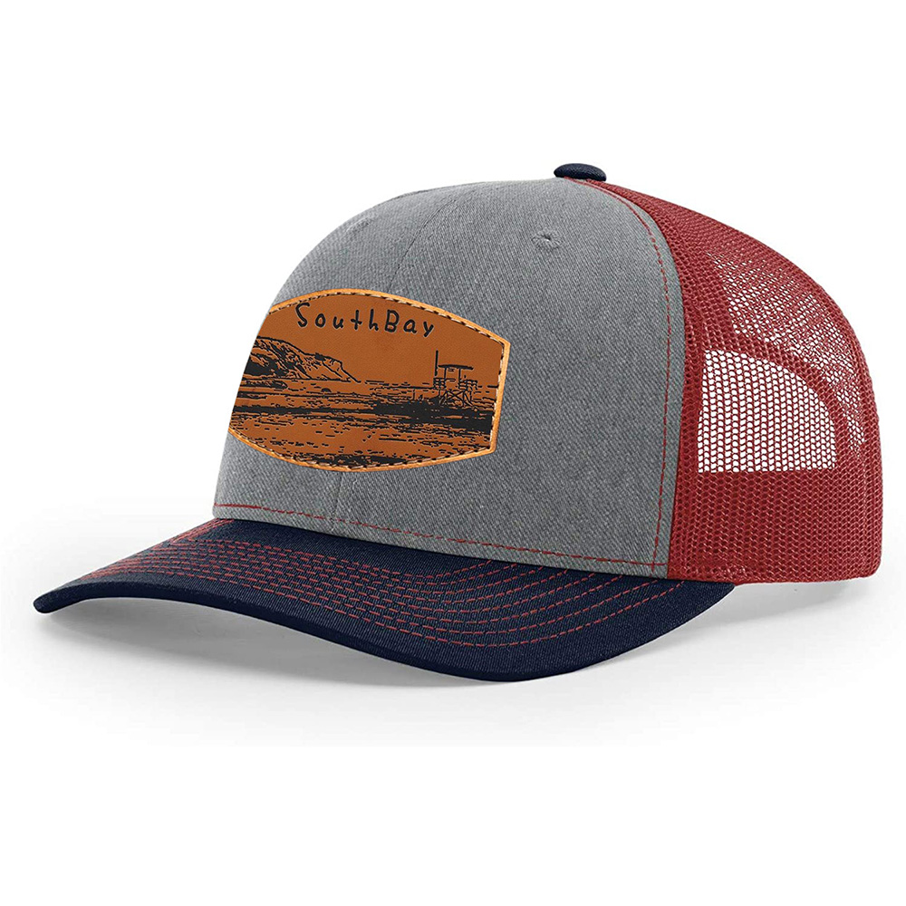 Custom Patch Embroidery Baseball Caps Six Panel Trucker Mesh Hats