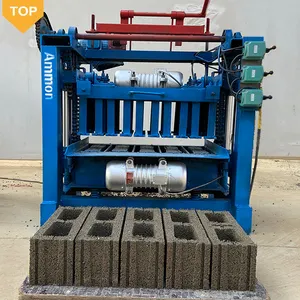 Automatic Hollow sand paving laying moulding Concrete paver block cement brick making machine price