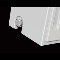 Radiateur horizontal blanc pour chauffage hydronique domestique, radiateur à eau chaude pour chauffage central, idéal pour les projets de rénovation résidentielle