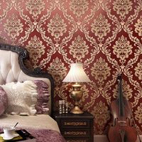 Conception stéréoscopique européenne revêtement mural non tissé décoration intérieure PVC plastique étanche moderne personnalisation en gros
