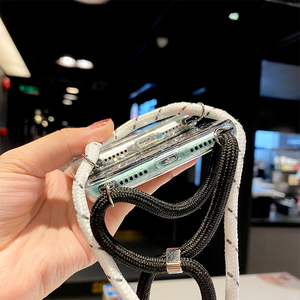 Glitter Crossbodyเคสโทรศัพท์พร้อมสายคล้องคอเชือกสําหรับ<span class=keywords><strong>iPhone</strong></span> 15 14 13 12 11 Pro <span class=keywords><strong>Max</strong></span> <span class=keywords><strong>XS</strong></span> XR Fundas Paraโทรศัพท์ - Product Image 5
